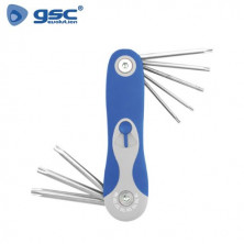 Llaves torx de T9 a T40 Pack 8 uds GSC C10/40
