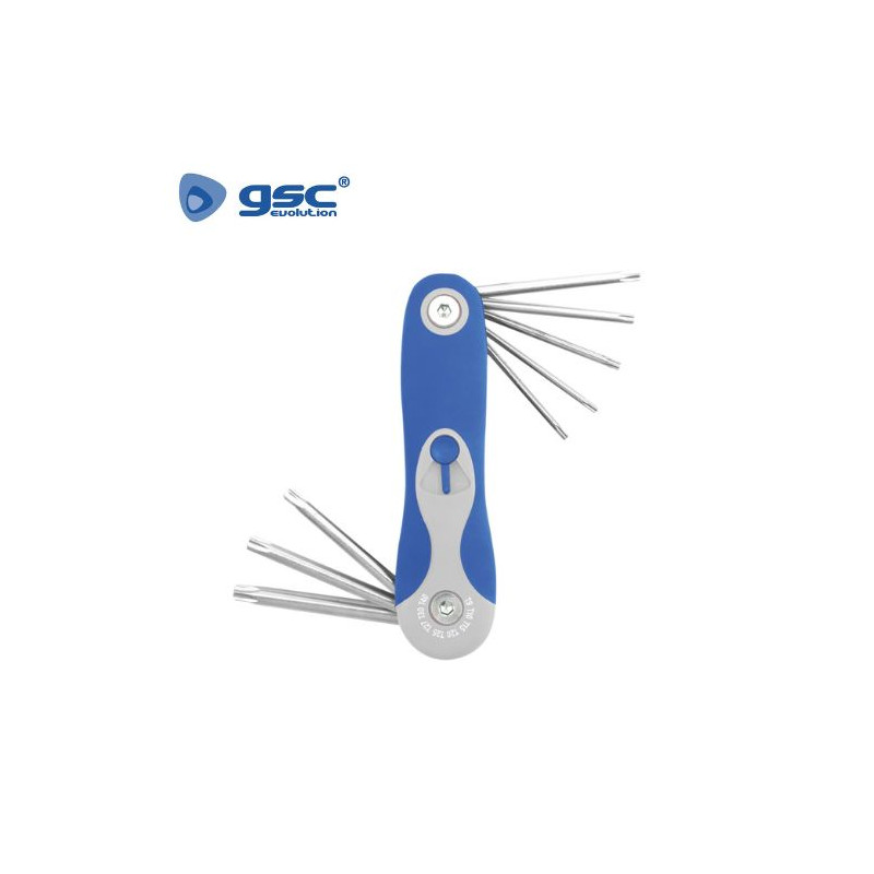 Llaves torx de T9 a T40 Pack 8 uds GSC C10/40