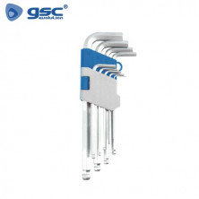 Llaves allen de 1,5 a 10mm Pack 9 uds GSC C10/40