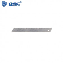Recambio 10 cuchillas para Cúter 9mm ref. 502030009 GSC C20/600