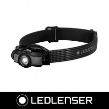 Linterna Frontal MH5 Negro y Gris 400Lm RECARGABLE LEDLENSER