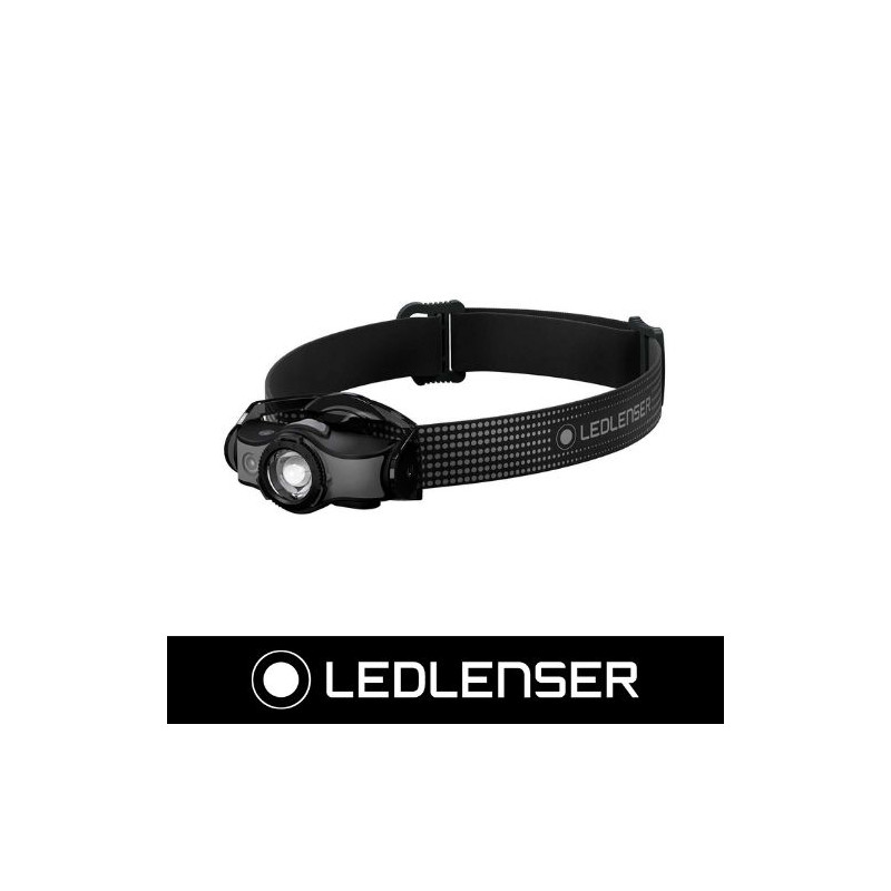 Linterna Frontal MH5 Negro y Gris 400Lm RECARGABLE LEDLENSER