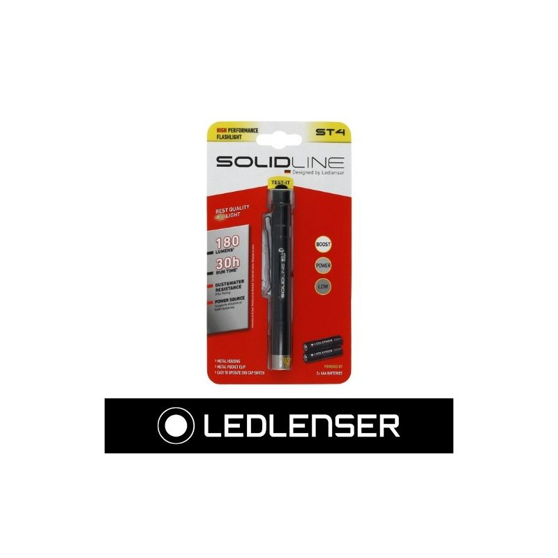 Linterna ST4 180Lm SolidLine LEDLENSER