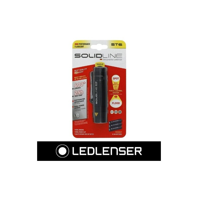 Linterna ST6 400Lm SolidLine LEDLENSER