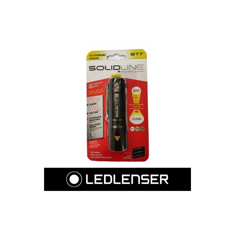 Linterna ST7 400Lm SolidLine LEDLENSER