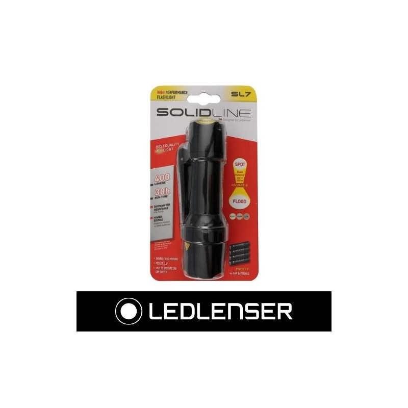 Linterna SL7 450Lm Policarbonato SolidLine LEDLENSER