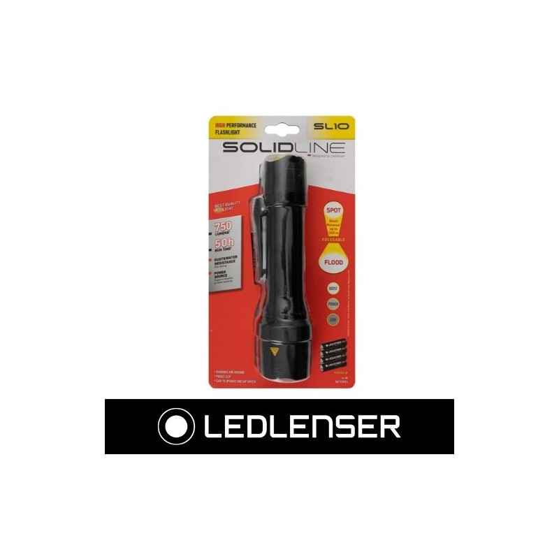 Linterna SL10 750Lm Policarbonato SolidLine LEDLENSER