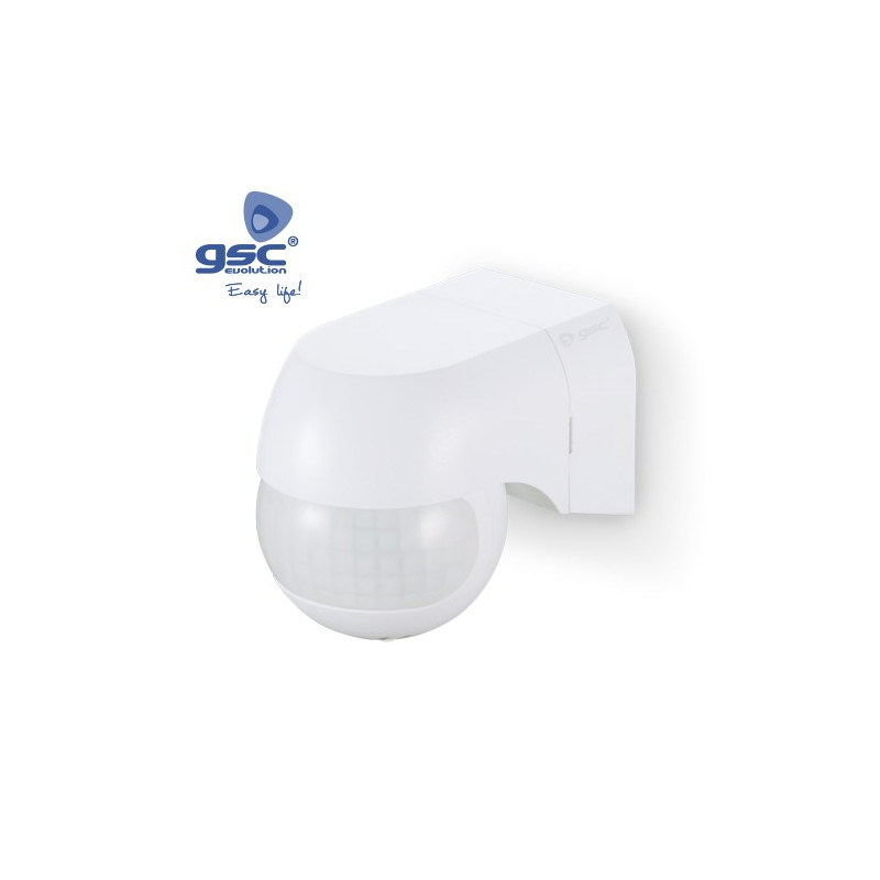 Detector movimiento Superfiicie Regulable pared Blanco 55 x 80 x 68 mm 220V IP44 GSC C1/50