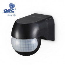 Detector movimiento Superfiicie Regulable pared Negro 55 x 80 x 68 mm 220V IP44 GSC C1/50