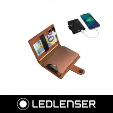 Cartera Lite Wallet Plus con linterna + protector de tarjetas + carga inalámbrica 150 lm  CARAMELO L