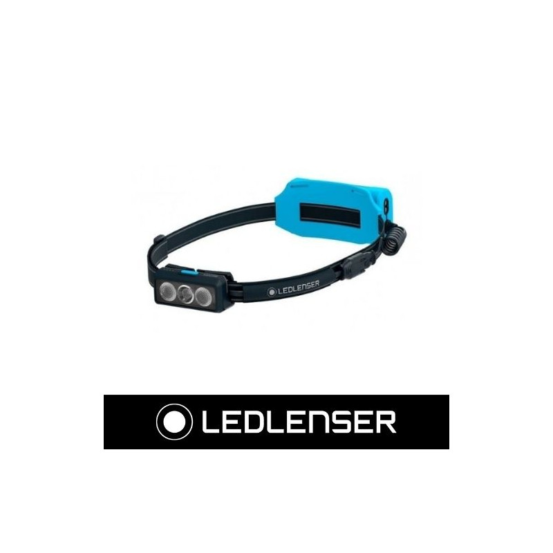 Linterna Frontal NEO9R Negro y Azul 1200Lm RECARGABLE LEDLENSER