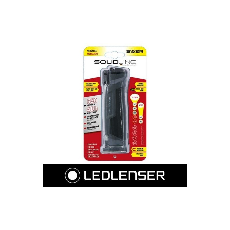 Linterna de trabajo SW2R 550Lm SolidLine LEDLENSER