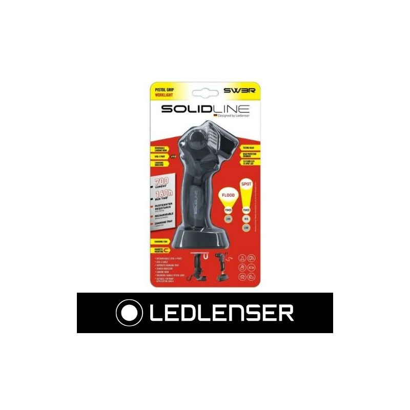 Linterna de trabajo SW3R 700Lm SolidLine LEDLENSER