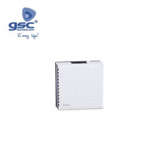 Timbre Ding-Dong Cuadrado 80dB 220V Fusible protección 116x116x48mm GSC C6/48