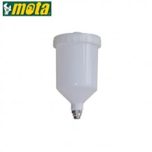 Recipiente de plástico 600cc para pistola de pintura ref. 503000003 MOTA GSC /1