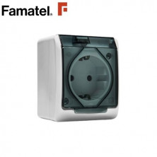 Mecanismo superficie Serie POOL estanco Base estanco IP54 FAMATEL / 12