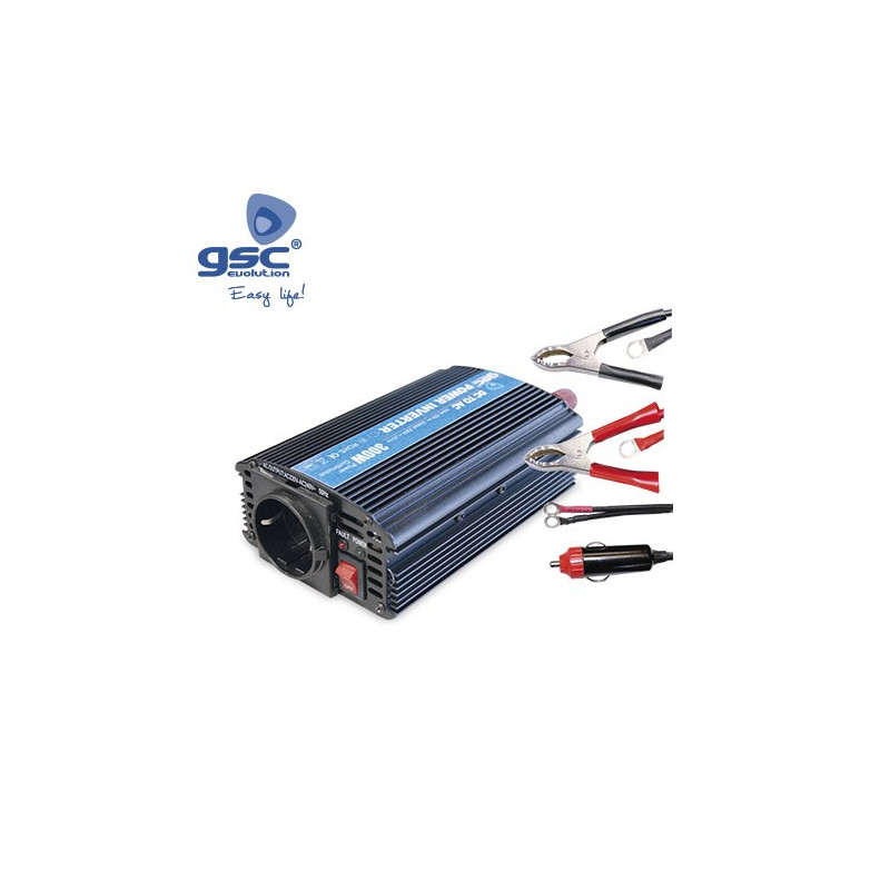 Convertidor / inversor de corriente 12V a 220V 300w GSC C5/20