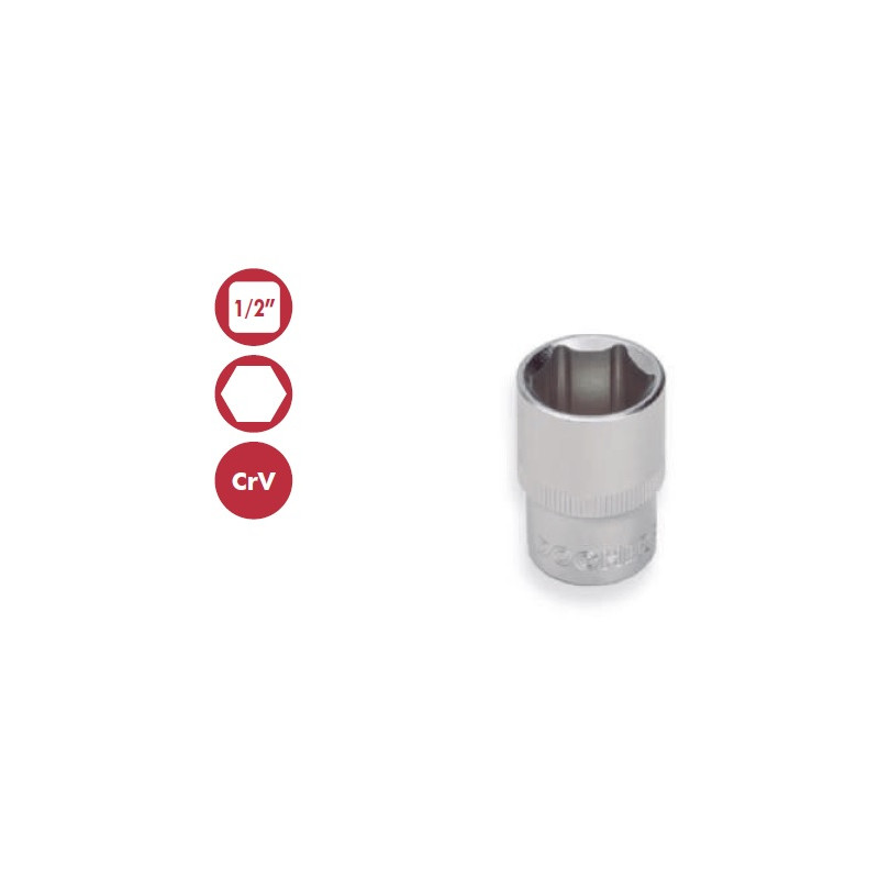 Vaso hexágonal 1/2 cromo vanadio 24mm DOGHER