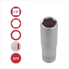 Vaso hexágonal 1/2 cromo vanadio s/l 13mm DOGHER