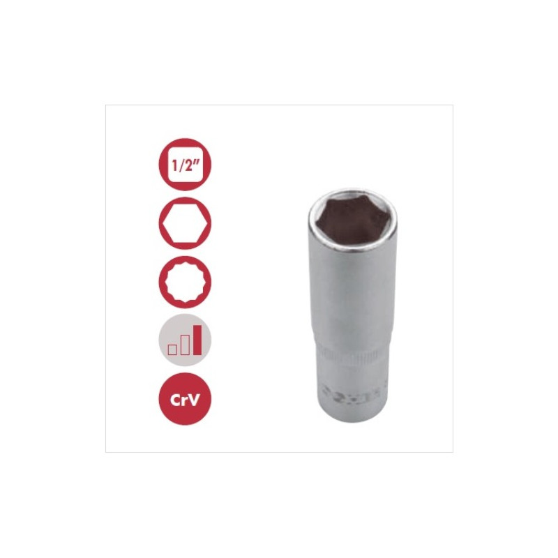 Vaso hexágonal 1/2 cromo vanadio s/l 24mm DOGHER