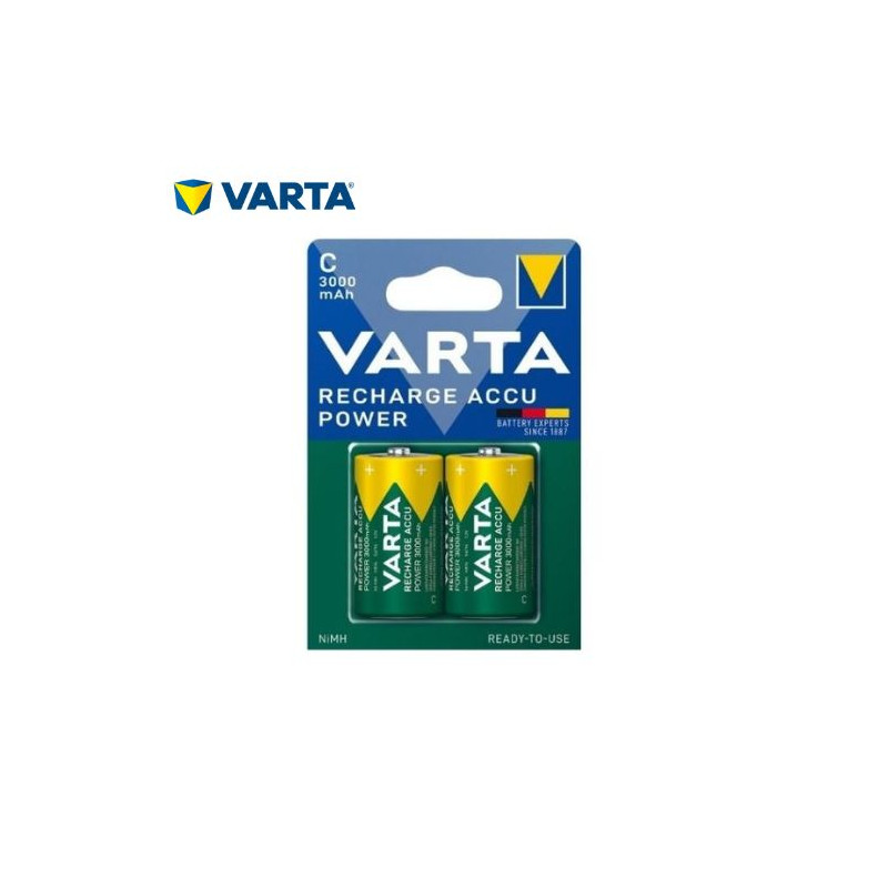 Pila Recargable C 1,2v 3000 mAh Blister 2 pilas VARTA