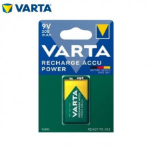 Pila Recargable 9V 1,2v 200 mAh Blister 1 pila VARTA