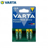 Pila Recargable AAA 1,2v 1000 mAh Blister 4 pilas VARTA