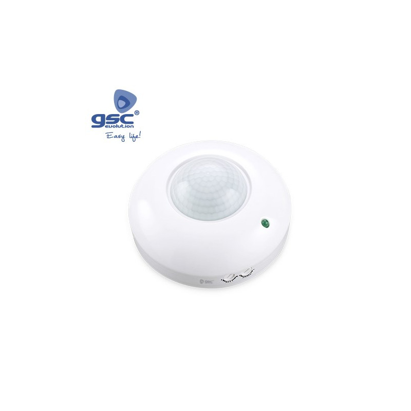Detector movimiento superficie techo Regulable Diámetro 115 x 58 mm 220V 360g GSC C1/50