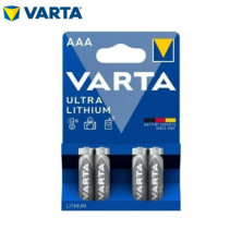 Pila Litio AAA 1,5v Profesional Blister 4 pilas VARTA