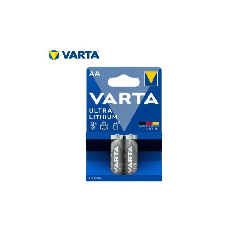 Pila Litio AA 1,5v Profesional Blister 2 pilas VARTA