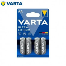Pila Litio AA 1,5v Profesional Blister 4 pilas VARTA