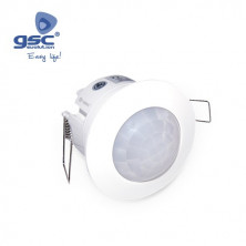 Detector movimiento empotrable techo Regulable Diámetro 76 x 75 mm 220V 360g GSC C1/50