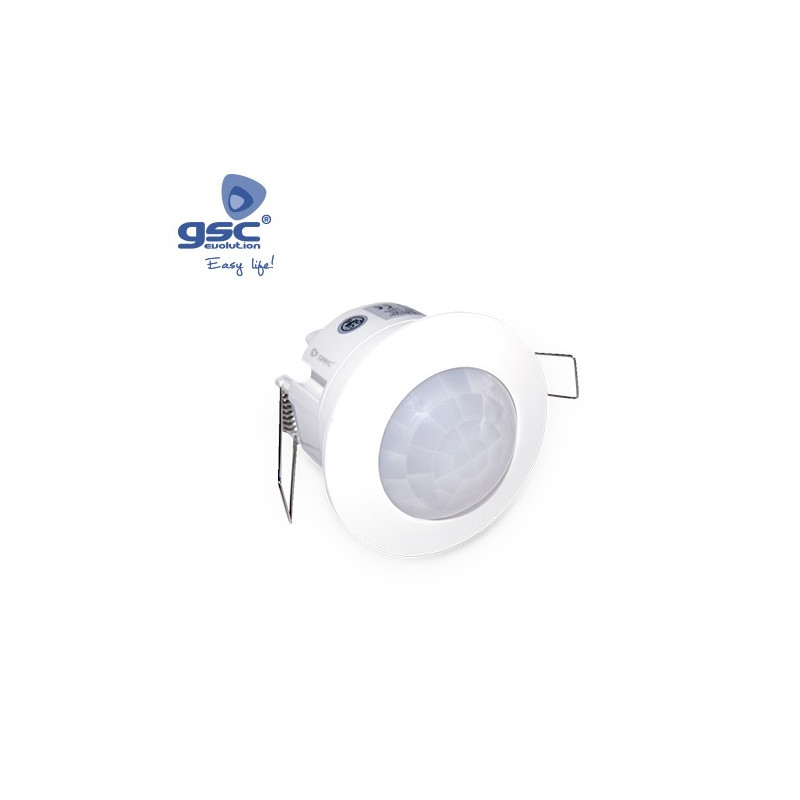 Detector movimiento empotrable techo Regulable Diámetro 76 x 75 mm 220V 360g GSC C1/50