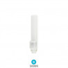 Bombilla PL LED 9w G24 6000K 1000Lm 162x28x28mm 220V PREMIUM SILVER C1