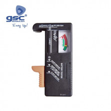 Comprobador de pilas AA, AAA, C, D y 9v Blister GSC C1/100