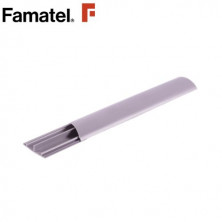 Canal mini 70x16mm 2 metros Gris para suelo adhesiva FAMATEL C10