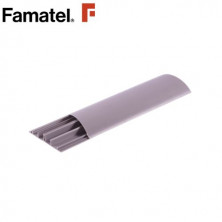 Canal mini 90x18mm 2 metros Gris para suelo adhesiva FAMATEL C10