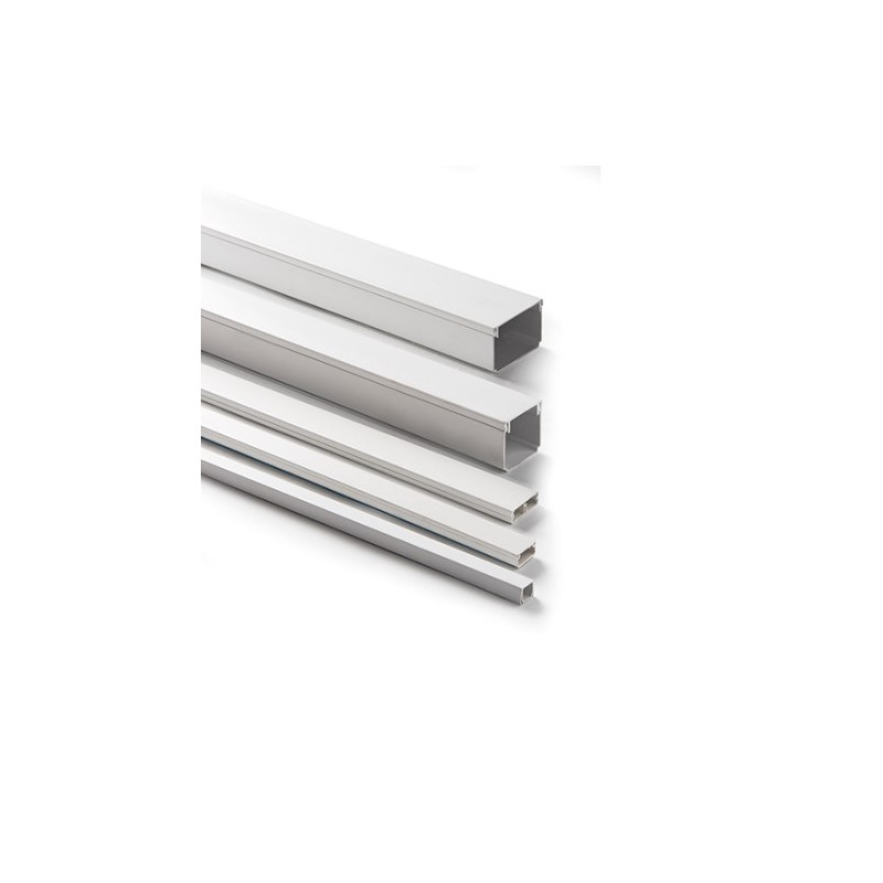 Canal Mini 12x12mm 2 metros Blanca adhesiva FAMATEL C1/36