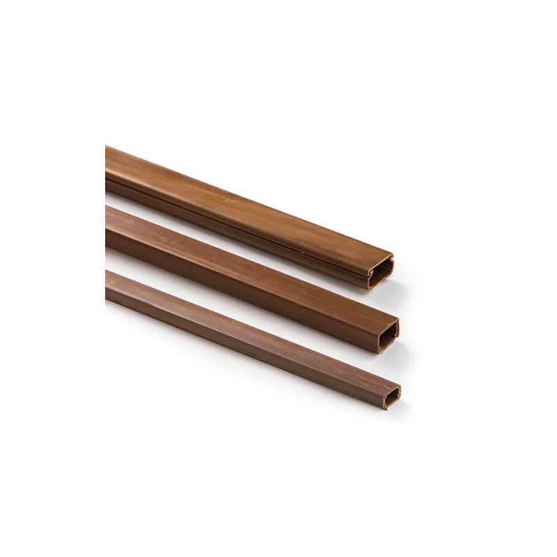 Canal Mini 10x20mm 2 metros madera adhesiva FAMATEL C1/24