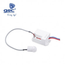 Detector movimiento empotrable techo Regulable 55 x 37 x 25 mm 220V 360g GSC C1/100