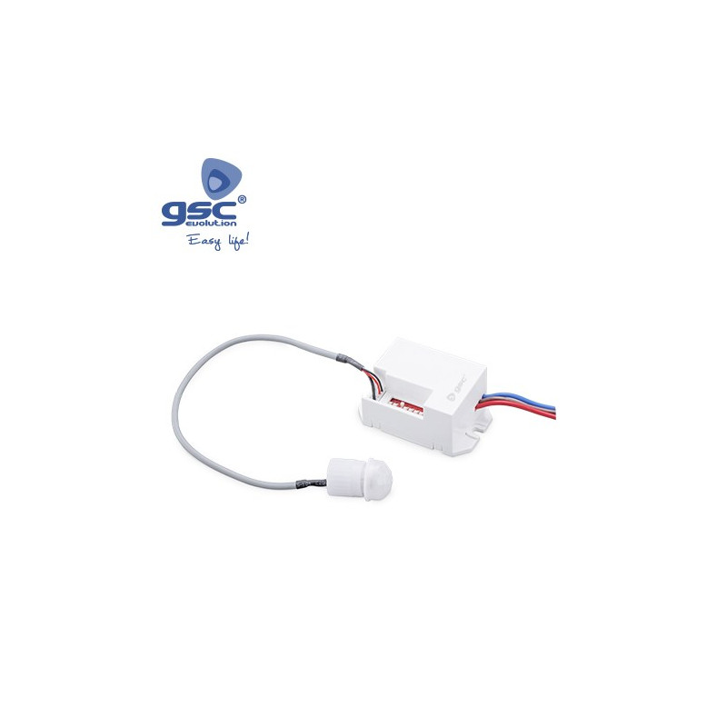 Detector movimiento empotrable techo Regulable 55 x 37 x 25 mm 220V 360g GSC C1/100