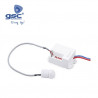 Detector movimiento empotrable techo Regulable 55 x 37 x 25 mm 220V 360g GSC C1/100