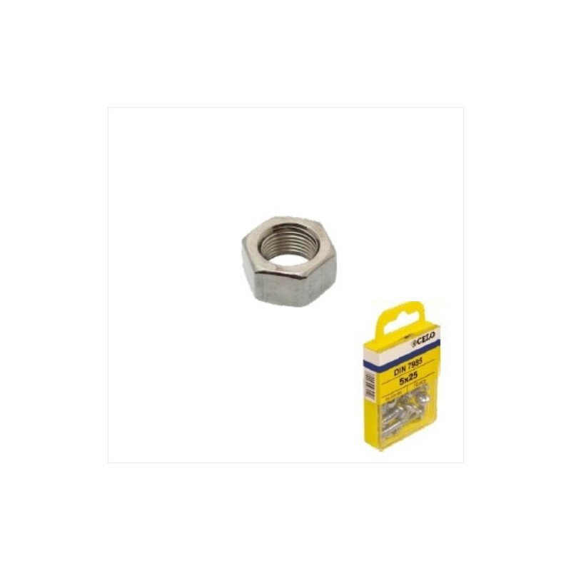 Blister tuerca hexagonal DIN 934 M4 cincado Blister de 95 unidades CELO