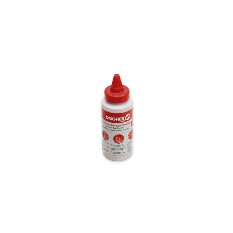 Polvo trazador rojo para tiraslineas 180g DOGHER
