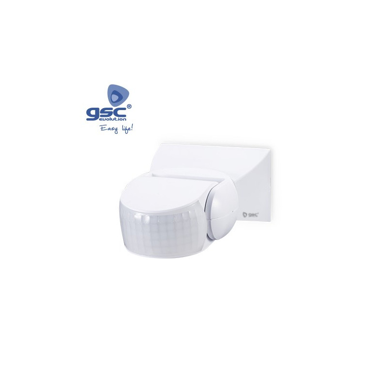Detector movimiento superficie orientable pared Regulable 80 x 119 x 51 mm 220V 180g IP65 GSC C1/50