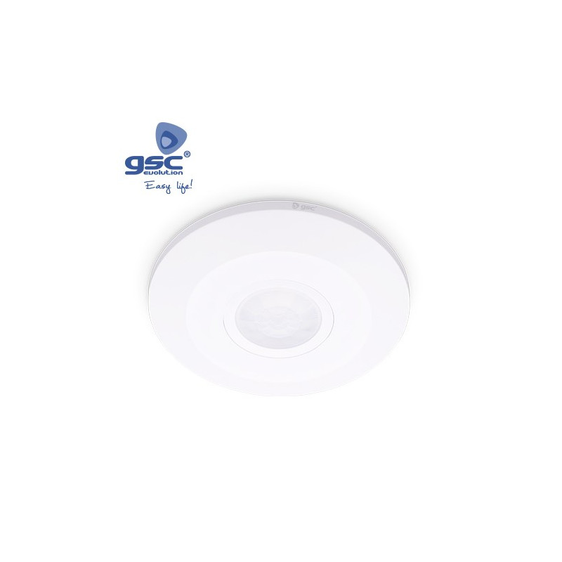 Detector movimiento superficie techo Regulable Diámetro 115 x 24 mm 220V 360g IP20 GSC C1/50