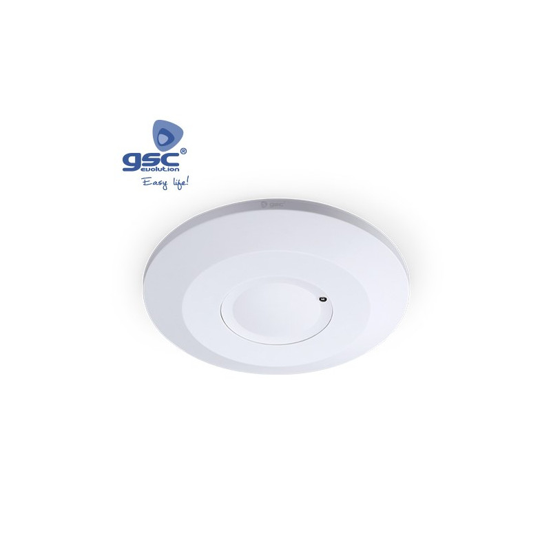 Detector movimiento superficie techo microondas Regulable 115 x 24 mm 220V 360g IP20