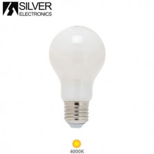 Bombilla Estándar LED E27 5w 4000K 1055Lm (Energy CLASE A) 220V SILVER C10