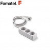 Base 3 Tomas TT 3x1,5mm 1,5 metros de cable Ecosockets (A) FAMATEL C10