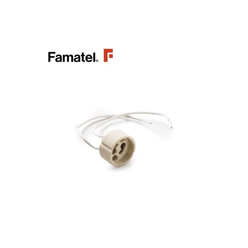 Portalámpara GU10 230V Cable 15cm FAMATEL | 75